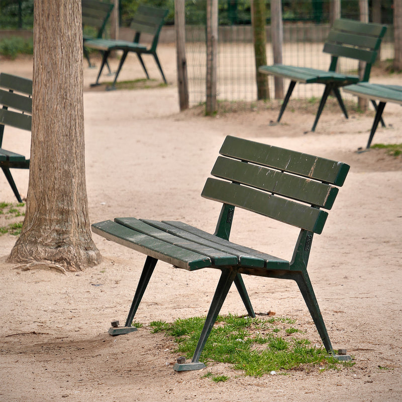 Bench, Square Violet