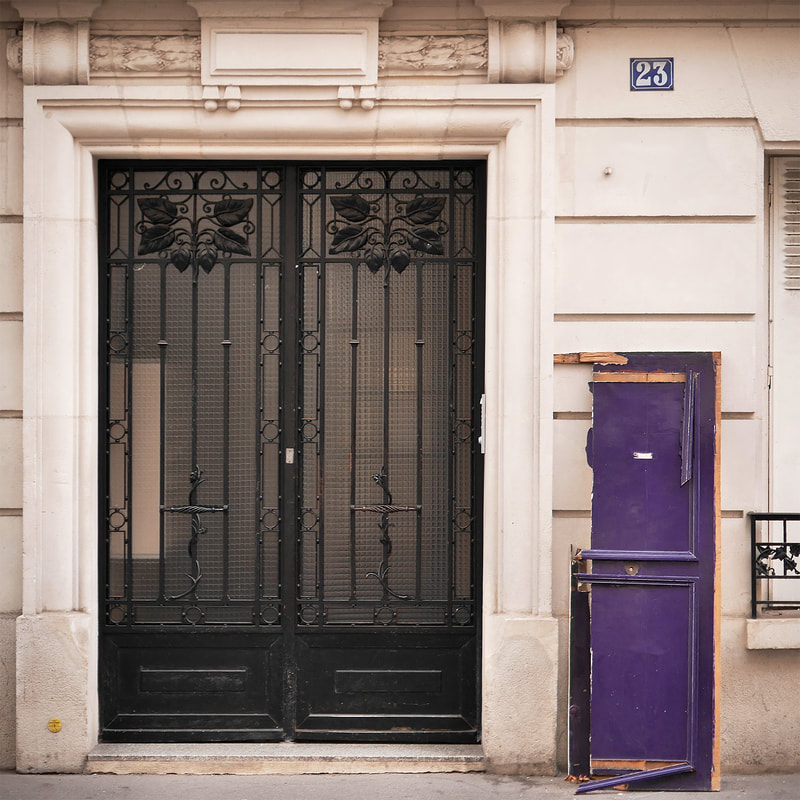 No. 23 + purple door