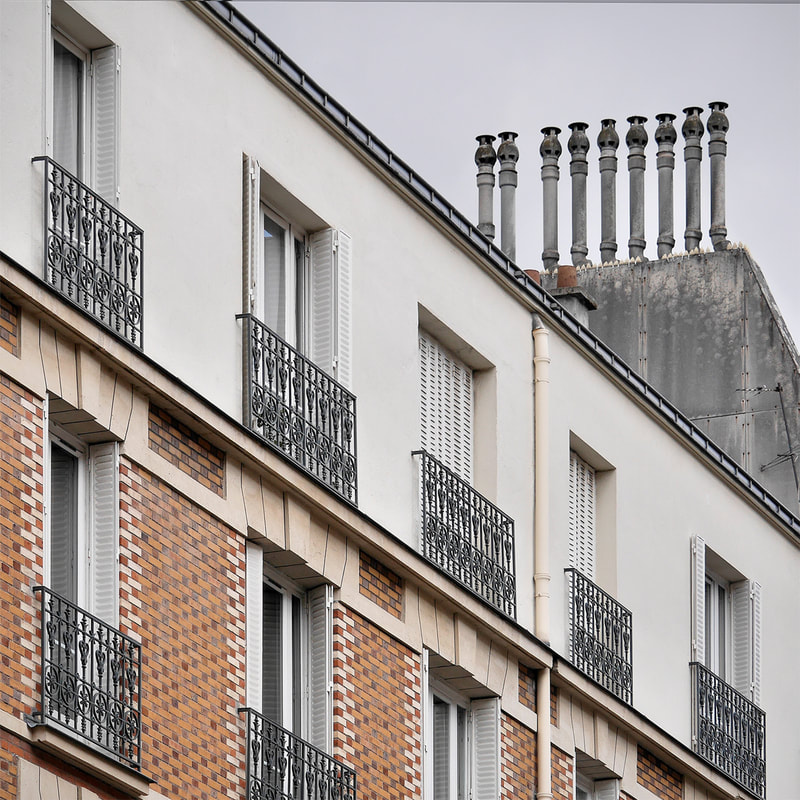 Chimneys + balconies